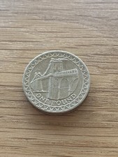2005 - One Pound Coin £1 - Menai Bridge Wales