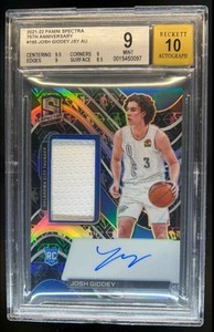 Josh Giddey RC silver ink auto