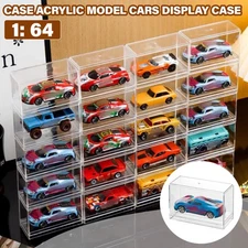 Clear Acrylic Display Case Box Protector For 1:64 Scale Model Car Toy 90*40*57mm