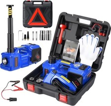 Lift Your Car Safely - 5 Ton 12v Electric Jack Kit With Impact Wrench