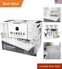 Glossy Carrara White Countertop Paint - Easy Application