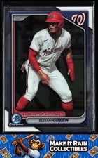 Elijah Green 2024 Bowman Chrome Prospects #BCP-72 Washington Nationals Prospect