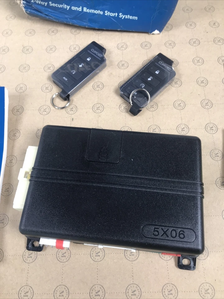 Clifford 5806X 2 Way LED Car Alarm System & Remote Start System See Description - Image 2 of 4