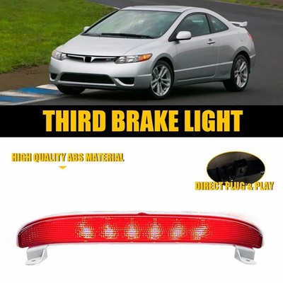 Red LED 3RD Third Brake Light For 2006 07 08-11 Honda Civic EX 2 Door Coupe EXXI