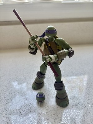 Teenage Mutant Ninja Turtle Revoltech Donatello Action Figure Kaiyodo Incomplete