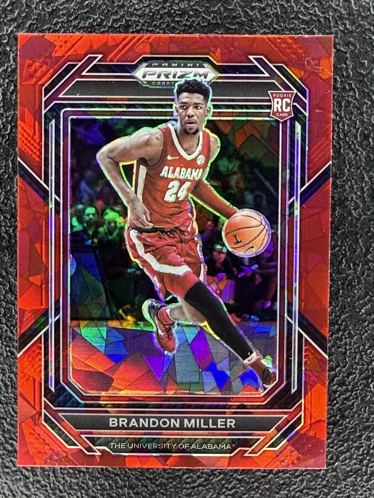 2023 Panini Prizm Draft Picks #63 Brandon Miller Red Ice