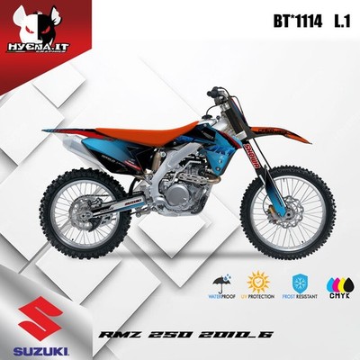 Hochglanz Grafik Kit für Suzuki RMZ 250 2010-6