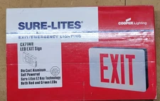 NEW: Sure-Lite LED Exit Sign CX71WH