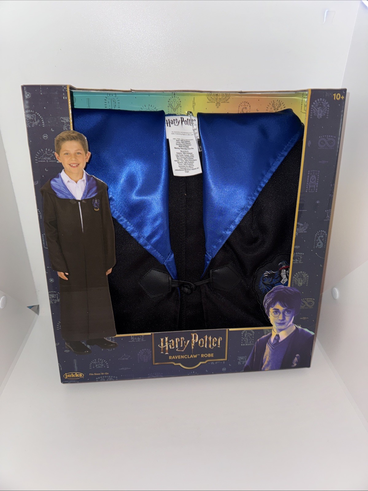 Harry Potter Ravenclaw Robe Kids 10–12 Yellow Black New In Box