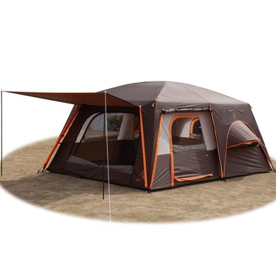 Extra Large Tent 12 Person,Full Rainly,2 Bay-Windows,Family Cabin