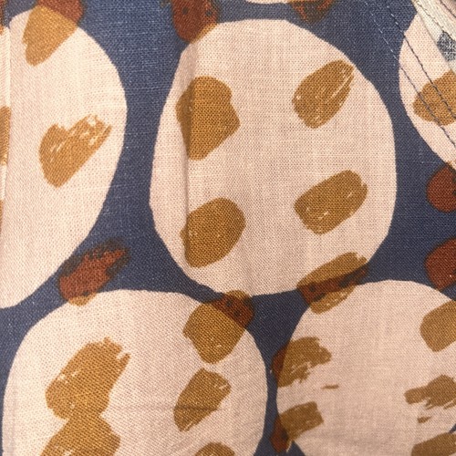 Ladies White Stuff Tunic Cotton Dress Size 12 short sleeve Blue geometric Print - Picture 3 of 4