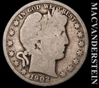1902-S Silver Barber Half Dollar - Scarce  Better Date  No Reserve  #L4874