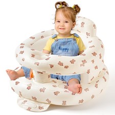 Inflatable Baby Seat Sit-Up Chair w/ Built-in Air Pump - 3-36 Months