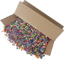 Bonanza 5LB Mixed Plastic Craft Beads - Assorted Shapes Colors for Creativity
