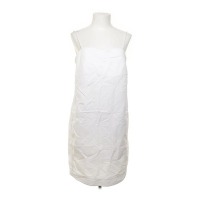 COS, Kleid, Größe: S, Weiß, Baumwolle/Leinen, Einfarbig, Damen #DWn