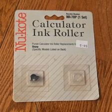 Nu-Kote NR-78P Purple Ink Roller Replacement for Sharp Calculator Models only 1 