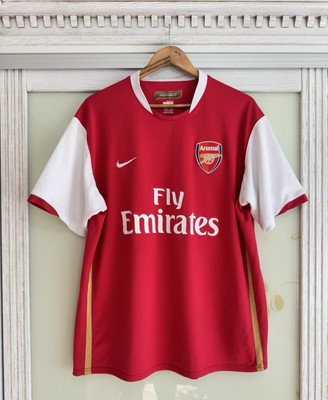 Vintage Arsenal 2007-2008 Home Soccer Jersey Football Kit Shirt