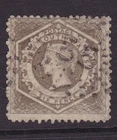 NSW SCARCE 1860-72 6d Fawn QV DIADEM WMK 6 55 NEWCASTLE PMK SG 146 CV$150 (SC40)