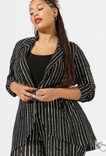 Torrid Disney 2x Nightmare Before Christmas Jack Skellington Ponte Plus Blazer