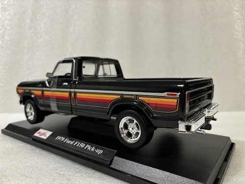 1/18 Maisto 1979 Ford F150 Pick-up Truck Black Diecast Special Edition - Picture 9 of 12
