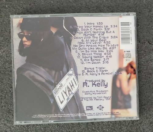 Age Ain't Nothing But a Number by Aaliyah (CD 1994 Blackground) w/Bonus Track VG - Imagen 3 de 8
