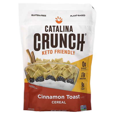 Catalina Crunch Keto Friendly Cereal, Cinnamon Toast, 9 oz (255 g)