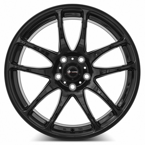 17x8 Vors TR4 4x100,4x114.3 +35 Gloss Black Wheels (Set of 4) - Picture 2 of 3