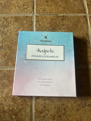 Arishine Magnetic Eyeliner & EyeLashes Kit With Reusable False Lash Lashes