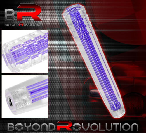 For Toyota 300mm M8/M10/M12X1.25 Clear 3D Style Shift Knob Jdm Vip Purple - Picture 2 of 2
