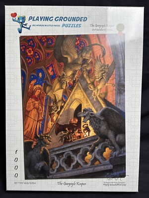 SEALED Playing Grounded Puzzles 1000 Pieces - The Gargoyle Keeper - 1st Edition