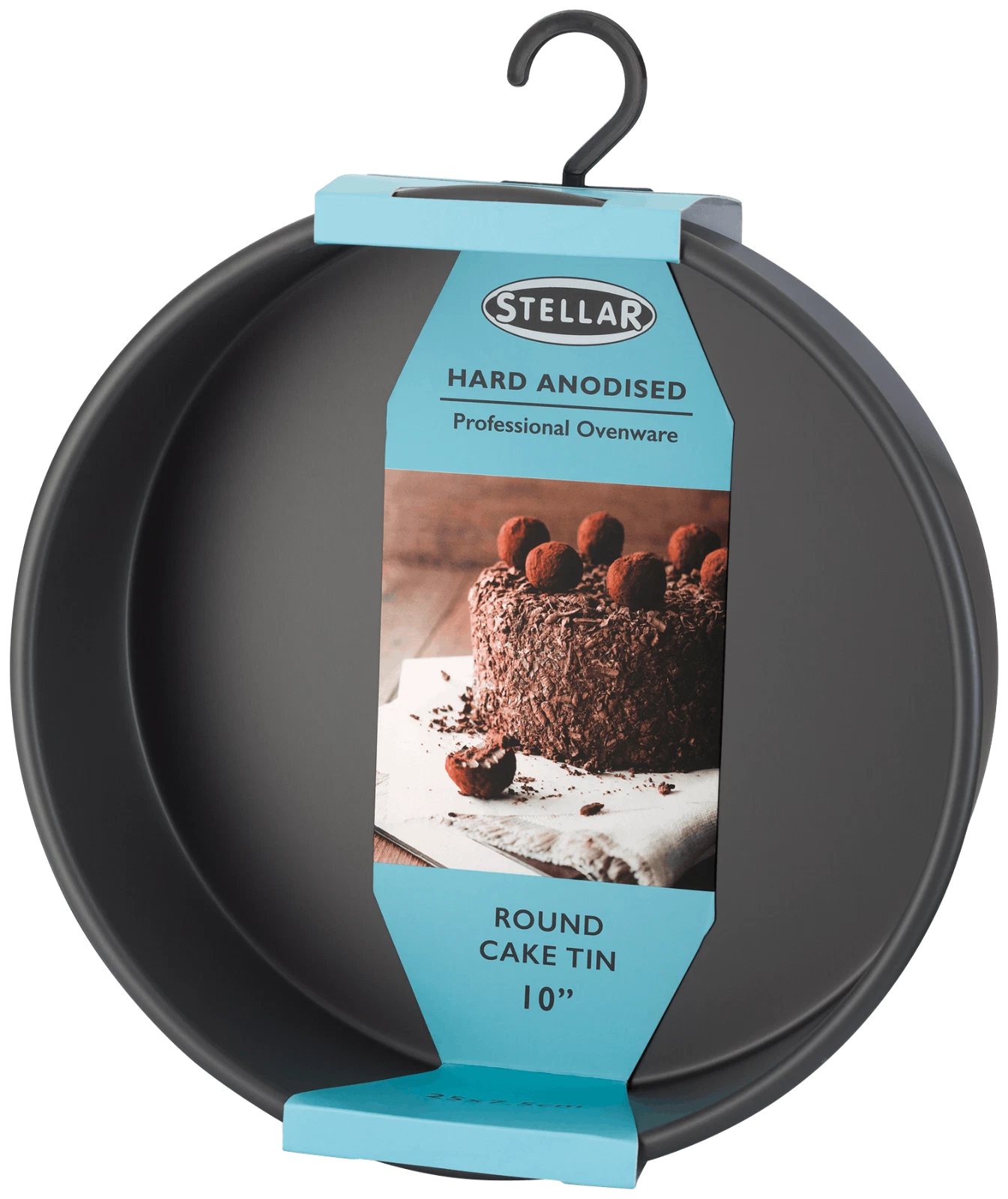 Stellar Hard Anodised, 10"/25cm Round Cake Tin