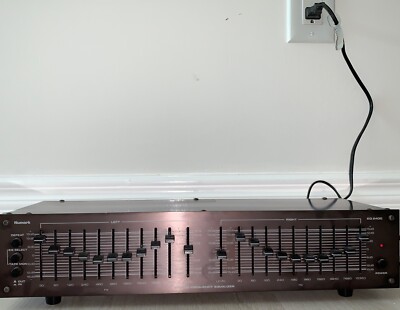 Powers On, Untested: Numark Model EQ-2400 10-Band Stereo Graphic Equalizer