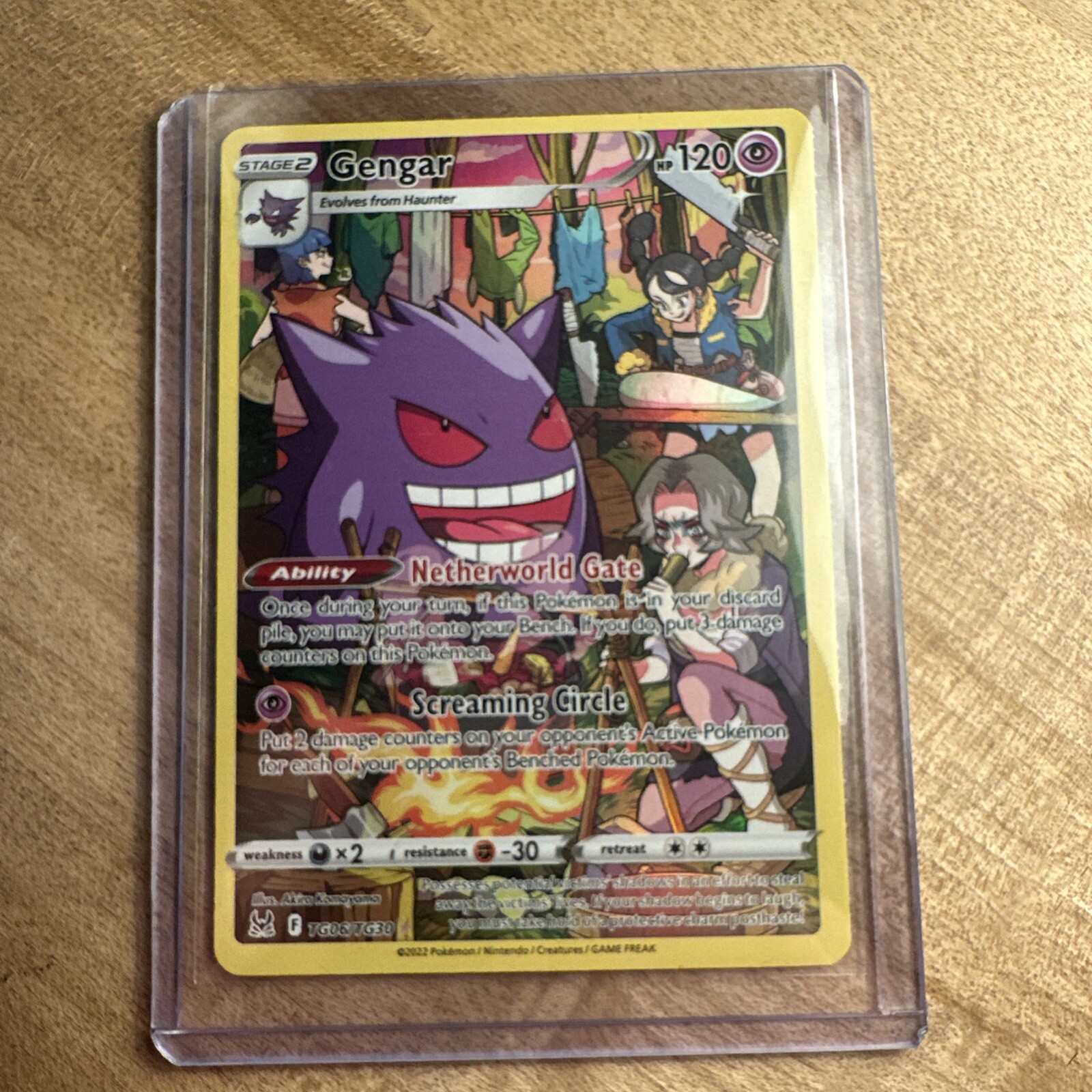 Gengar Holo Trainer Gallery TG06 Lost Origin SwSh11