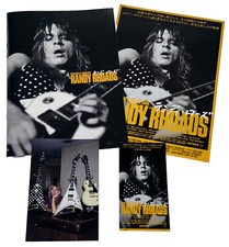 Randy Rhoads "Reflections of a Guitar" Movie Program Flyer Ticket Postcard Japan