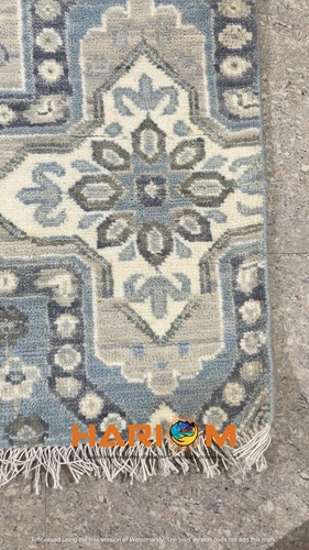 10'x8' Turkish Bohemian Rug, Oushak Turkish Ushak Rug ,Contemporary 81 Knots - Picture 5 of 7