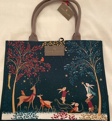 Sara Miller For Waitrose Woodland Tales Tasche Einkaufstasche Neu