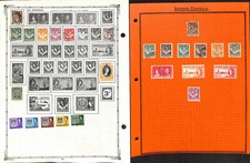 Collection de timbres Rhodésie du Nord sur 2 pages régentes 1925-1963 (BK)