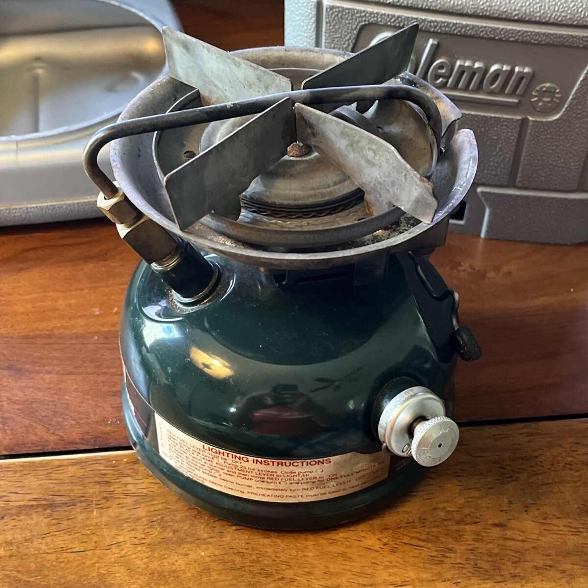 Coleman MODEL 湿す 508 STOVE シングルバーナーコンロツーレバー Coleman MODEL 湿す 508 STOVE シングルバーナーコンロツーレバー