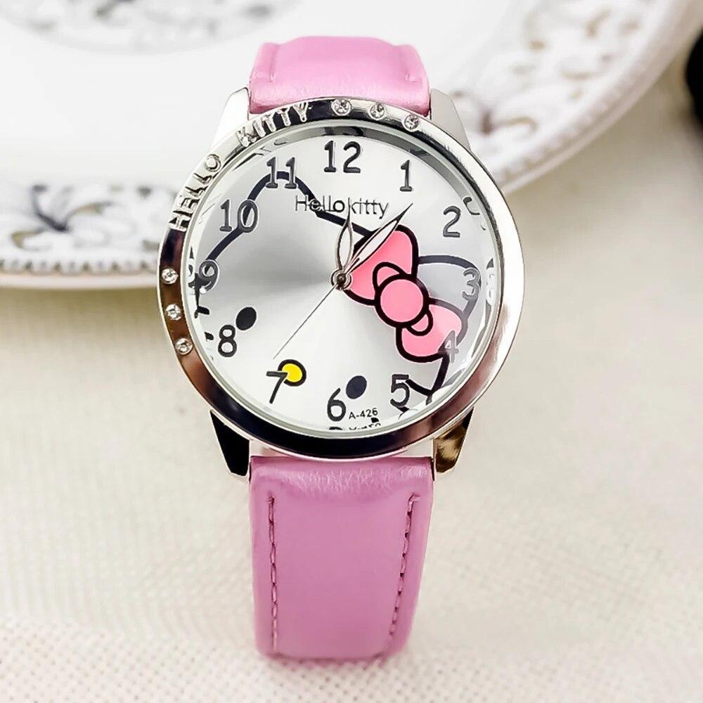 Hello Kitty Girls Kids Quartz Watch Women Children Casual