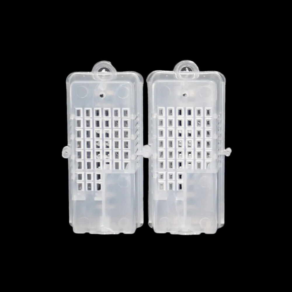 100 Pcs Transparent Bee King Cage Beekeeper Tool Beekeeping Queen Cage Bee Tools