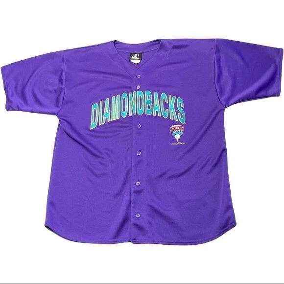 Vintage Arizona diamondbacks throwback mlb jersey logo athletic men’s xl