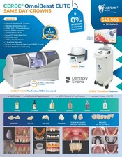 SIRONA CEREC&reg;  - OmniBeast + MCXL Milling Unit + Ivoclar Furnace