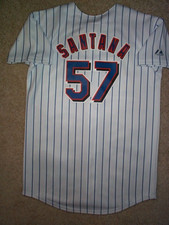 STITCHED/SEWN New York NY Mets JOHAN SANTANA mlb Jersey YOUTH KIDS BOYS xl