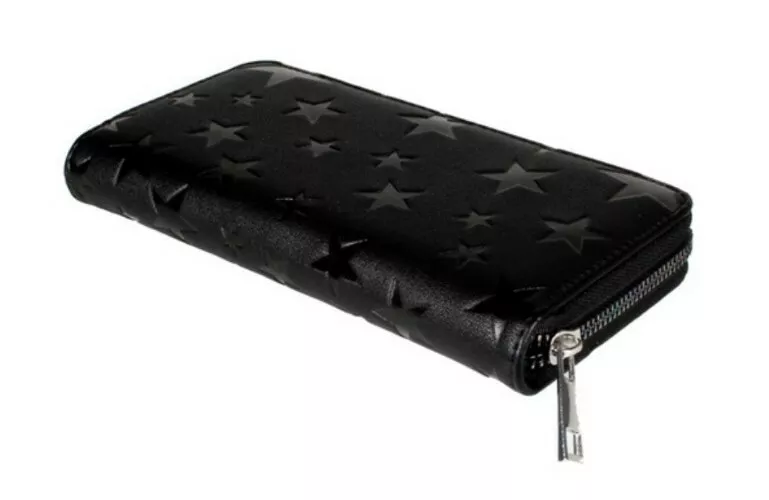 Cartera Wonder Woman negra con cremallera alrededor Foto 4 de 4