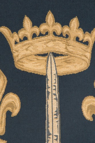 Jehanne D Arc Europäischer Wandteppich - Mittelalter Stil gewebt in Belgien, Fleur De Lys - Bild 4 von 5