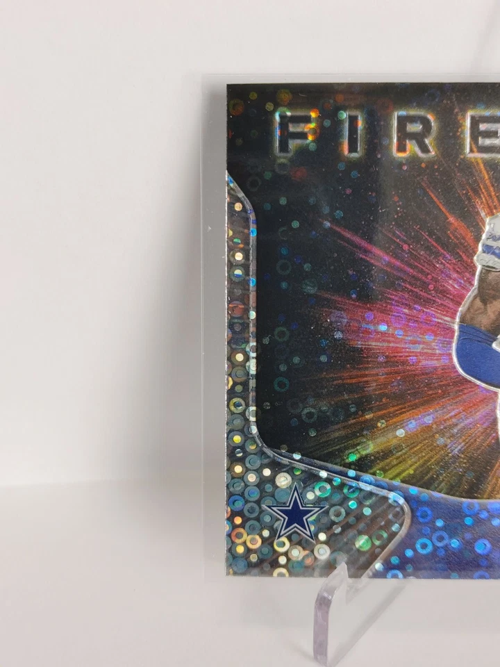 🔥🔥🏈 2020 Panini Prizm No Huddle Jaylon Smith Fireworks Disco Card Cowboys - Image 2 of 4