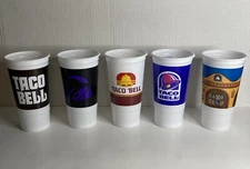 Taco Bell Decades Limited Ed 10 Cups  2 Sets Of 5 New From Sleeve