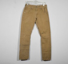 Levi's 511 Khaki Olive Skinny Twill Pants White Tab No Label Sz 31 x 32