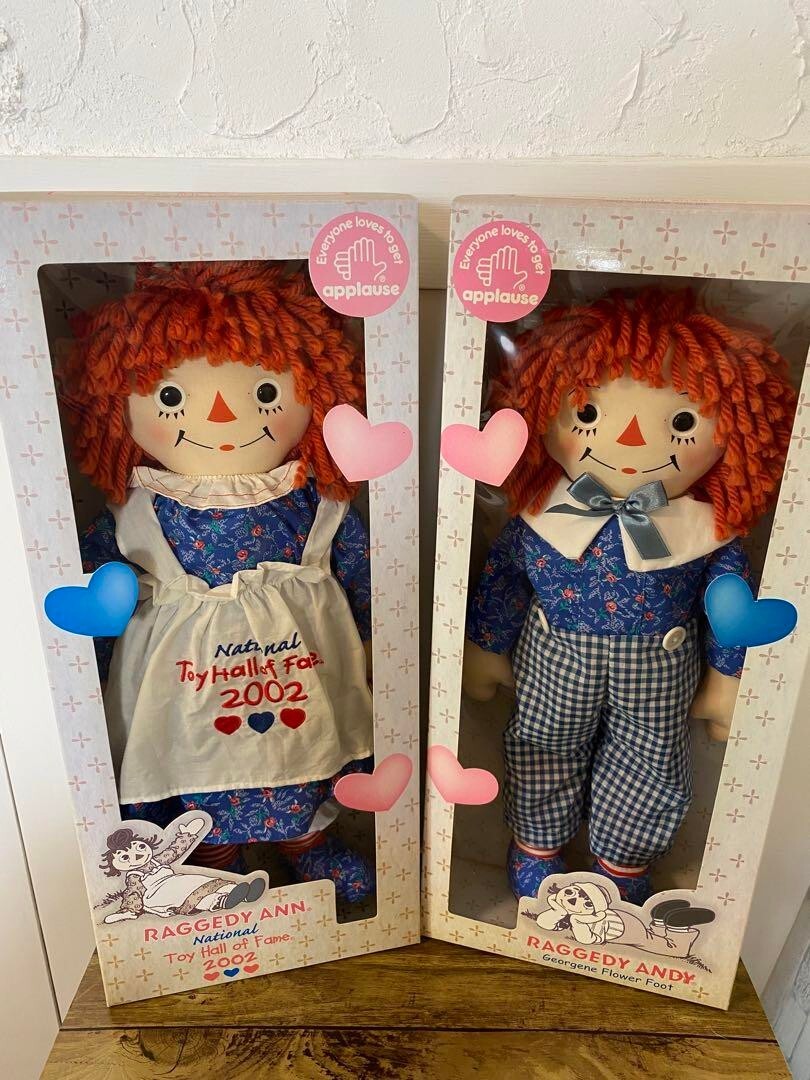 Raggedy Ann & Andy 2002 Flower Foot Doll Ann, Limited 1500