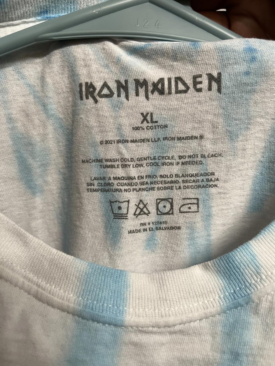 Iron Maiden PowerSlave Album T-shirt Tie Dye Egyptian Tee XL | eBay